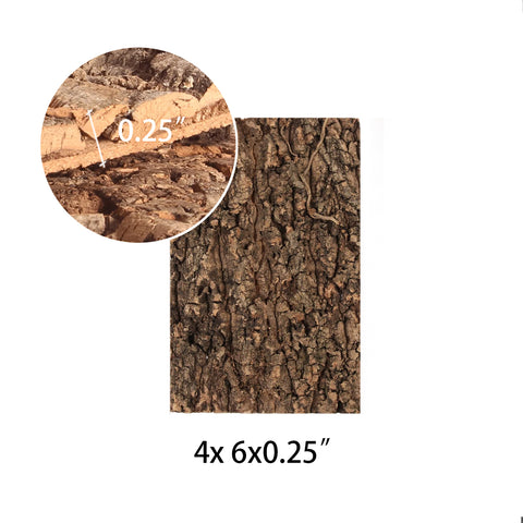 Virgin Cork Panel 4x6x0.25 樹皮植板