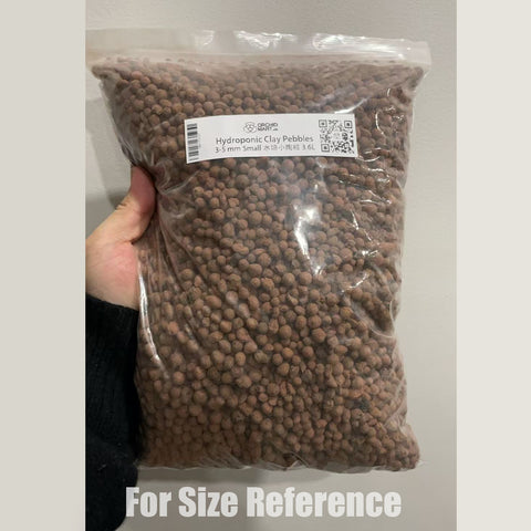 [Shippable]Hydroponic Clay Pebbles 3-5 mm Small Size 水培小陶粒 3.6L