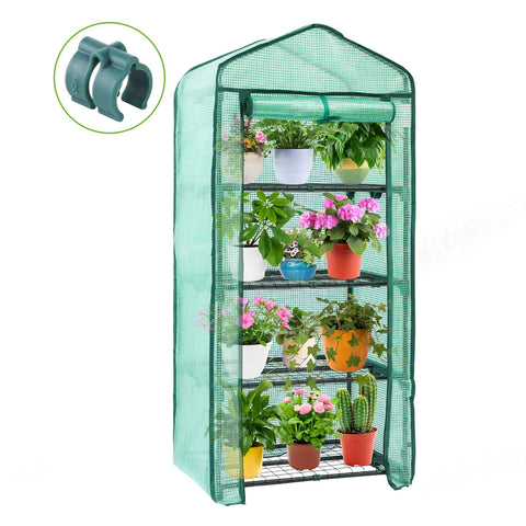 Mini Greenhouse 4 Tier Shelf