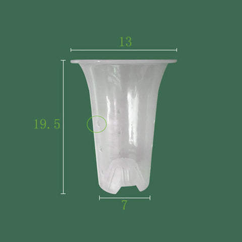 4" Transparent Cymbidium Pot